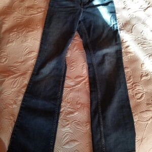 Calvin Klein Dark Blue Wide Leg Jeans